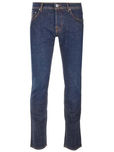 Shop Jacob Cohen Dark Blue Nick Jeans