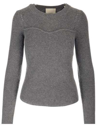 Shop Isabel Marant Zilyae Slim Fit Pullover In Grey