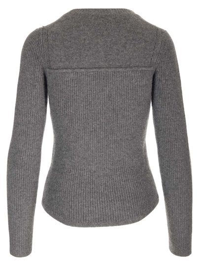 Shop Isabel Marant Zilyae Slim Fit Pullover In Grey
