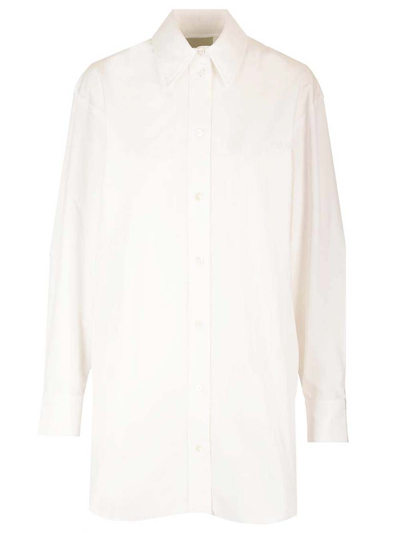 Shop Isabel Marant Cylvany Boyfriend Shirt In White