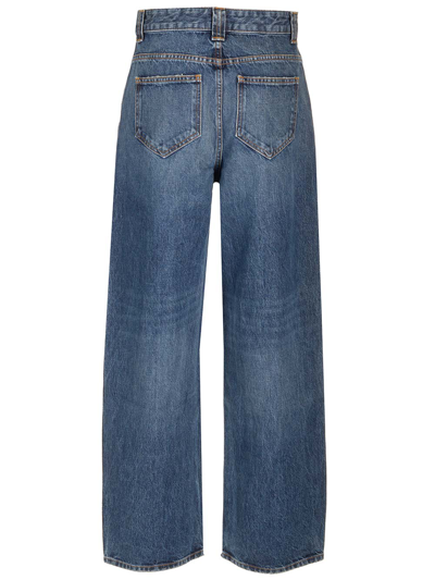 Shop Khaite Cacall Jeans In Blue
