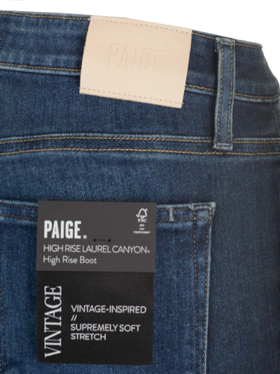 Shop Paige High-waisted Jeans In Blue