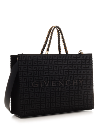 Shop Givenchy Medium G-tote Bag In Black
