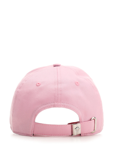 Shop Versace Baseball Hat In Rose
