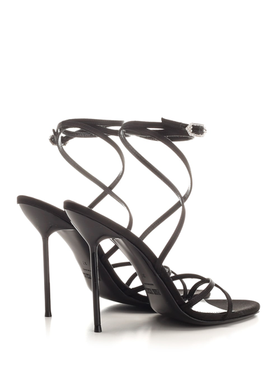 Shop Paris Texas Liz Stiletto Heel Sandal In Black