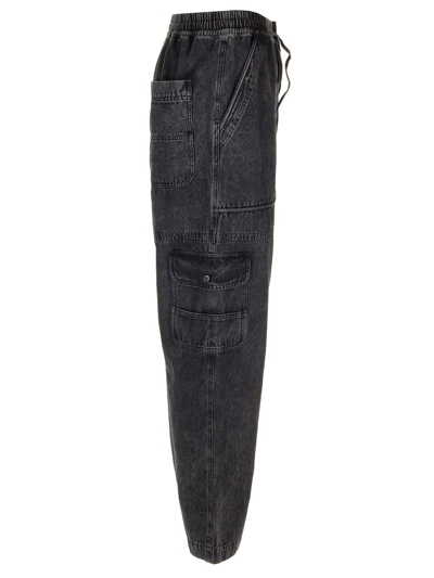 Shop Isabel Marant Vanni Baggy Fit Jeans In Black