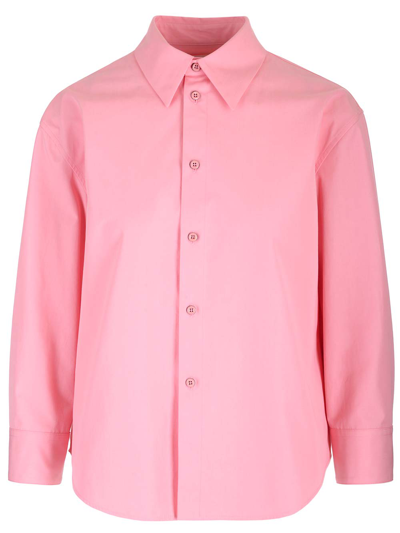 Shop Jil Sander Classic Shirt In Rose