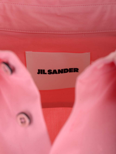 Shop Jil Sander Classic Shirt In Rose