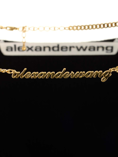 Shop Alexander Wang Long-sleeved Top In Black