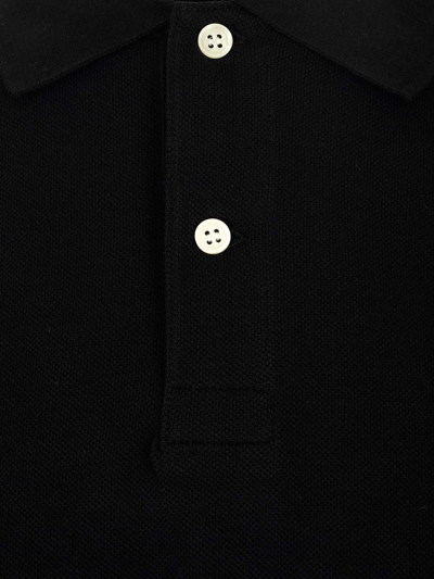 Shop Comme Des Garçons Play Black Polo-shirt