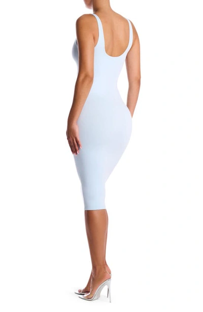 Shop Naked Wardrobe The Nw Hourglass Midi Dress In Light Blue
