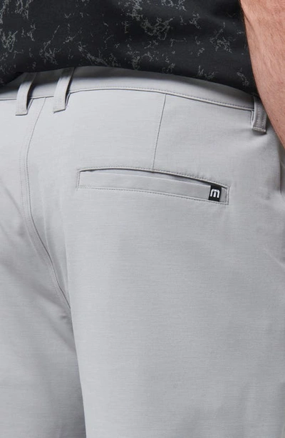 Shop Travis Mathew Open To Close Tech Chino Shorts In Heather Sleet