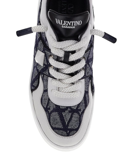 Shop Valentino Logo Sneaker In White