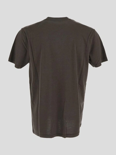 Shop Tom Ford T-shirt In Darkchocolate