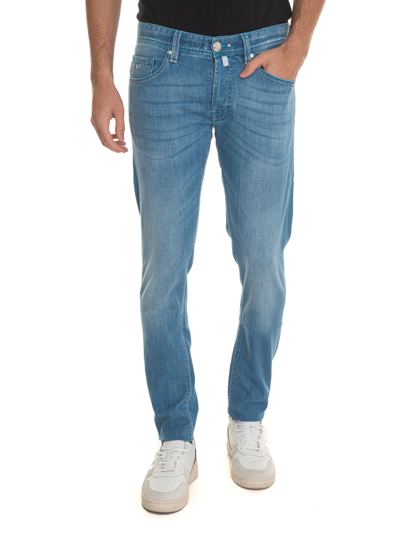Shop Tramarossa Leonardo 5 Pocket Denim Jeans In Light Denim