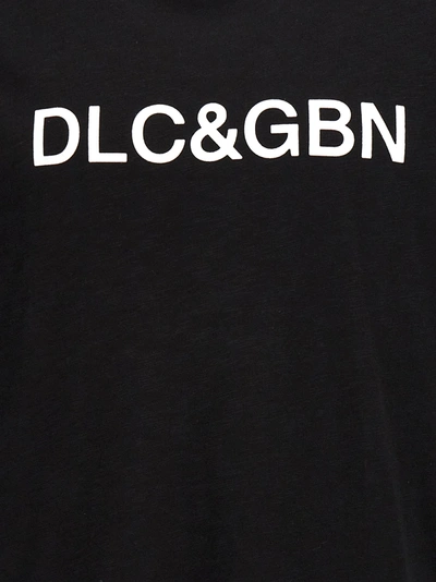 Shop Dolce & Gabbana Logo Print T-shirt Black