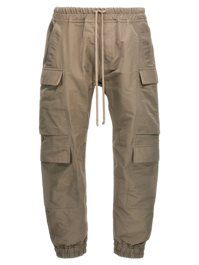 Shop Rick Owens Mastodon Cargo Pants Beige