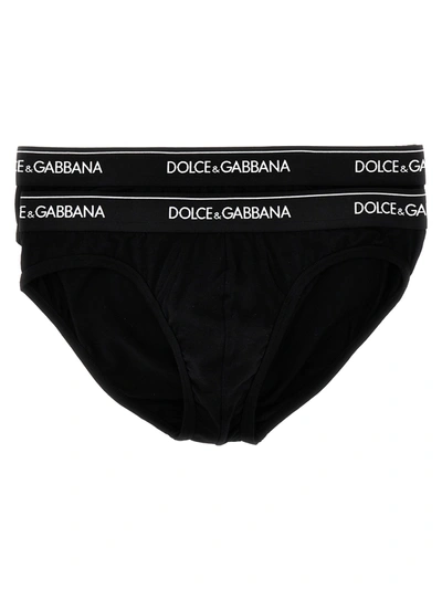Shop Dolce & Gabbana Midi Brief Underwear, Body Black