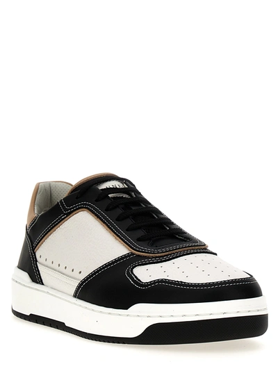 Shop Brunello Cucinelli Slam Sneakers White/black