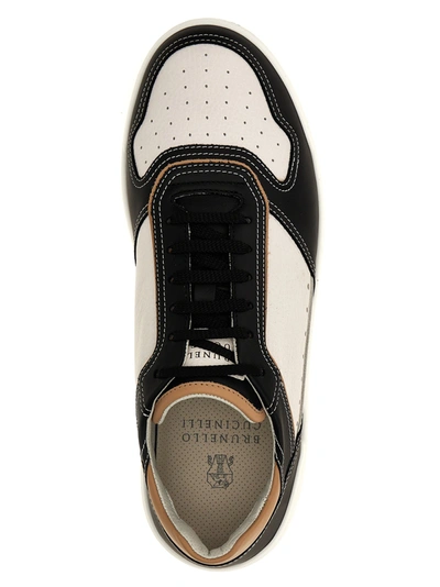 Shop Brunello Cucinelli Slam Sneakers White/black