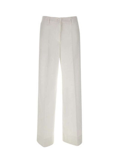 Shop P.a.r.o.s.h Canyox24 Trousers In Bianco