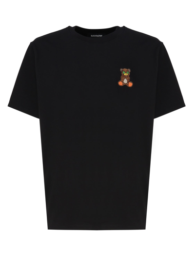 Shop Barrow T-shirt With Print In Nero/black