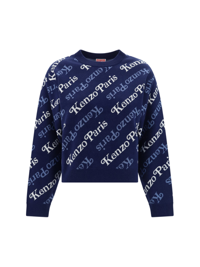 Shop Kenzo Sweater In Blu