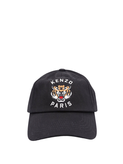 Shop Kenzo Hat In Nero
