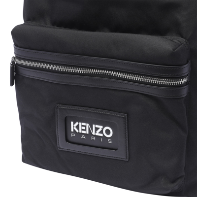 Shop Kenzo Logo Backpack In Nero