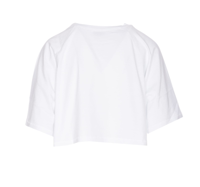 Shop Kenzo Boke 2.0 Cropped T-shirt In Bianco