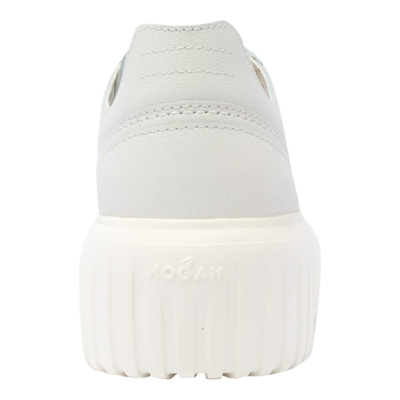 Shop Hogan H-stripes Sneakers In Bianco