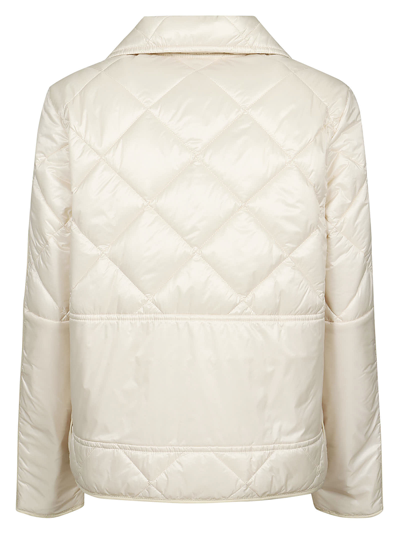 Shop Fay Mini 3 Ganci Down Jacket In Bianco
