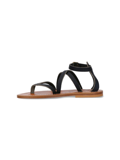 Shop Kjacques Epicure Sandals In Nero