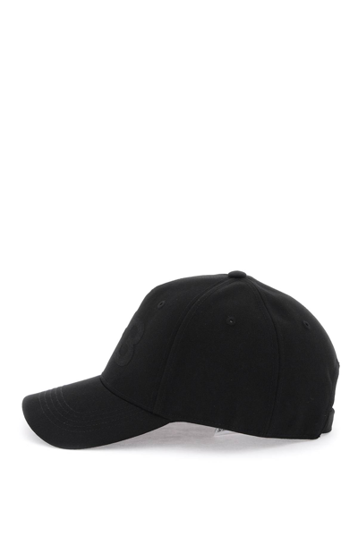 Shop Y-3 Baseball Cap With Embroidered Logo In Nero