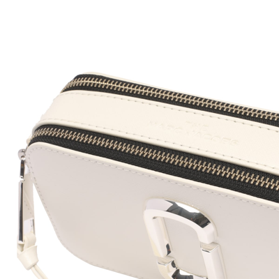 Shop Marc Jacobs The Snapshot Crossbody Bag In White