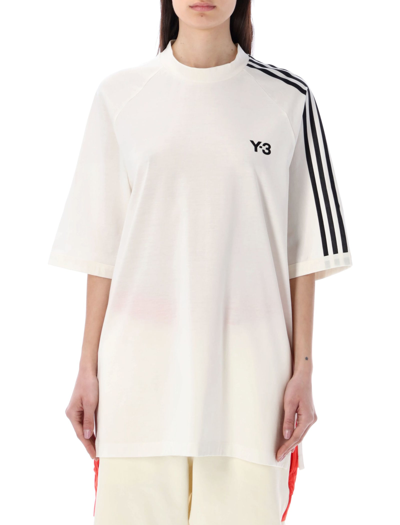 Shop Y-3 3-stripes T-shirt