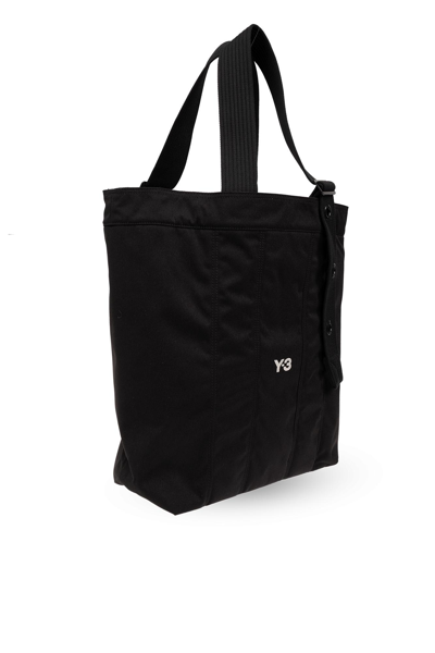 Shop Y-3 Shopper Bag With Logo In Black