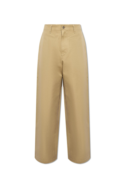 Shop Burberry Chino Trousers In Hunter
