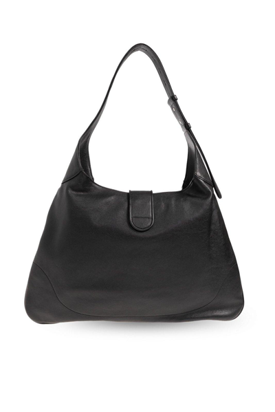 Shop Gucci Aphrodite Large Shoulder Bag In Black