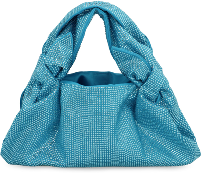 Shop Giuseppe Di Morabito Strass Shoulder Bag In Azzurro