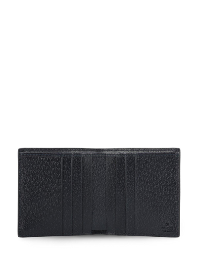 Shop Gucci Ophidia Logo Plaque Bifold Wallet In Blue