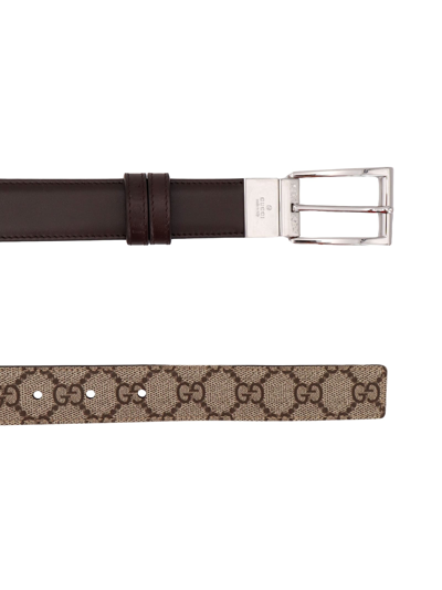 Shop Gucci Belt In Cocoa