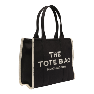 Shop Marc Jacobs The Large Tote Bag In Nero