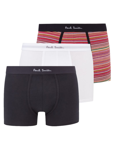 Shop Paul Smith Pack Of Three Boxers In Multicolore