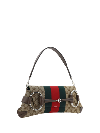 Shop Gucci Horsebit Shoulder Bag