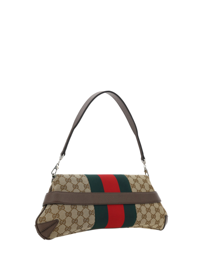 Shop Gucci Horsebit Shoulder Bag