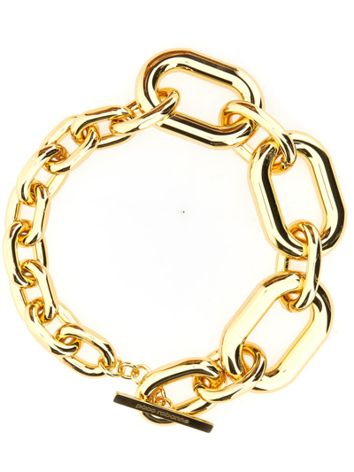 Shop Paco Rabanne Xl Link Necklace In Oro