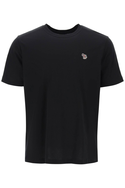 Shop Ps By Paul Smith Organic Cotton T-shirt In Nero