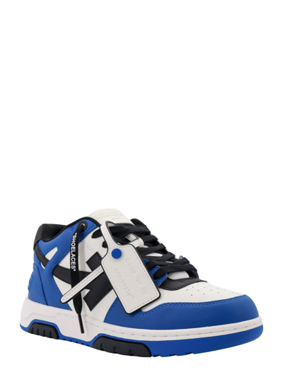 Shop Off-white Out Of Office Sneakers In Blu E Bianco