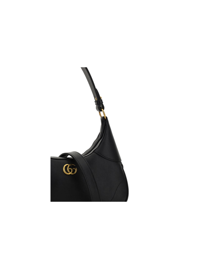 Shop Gucci Aphrodite Shoulder Bag In Black